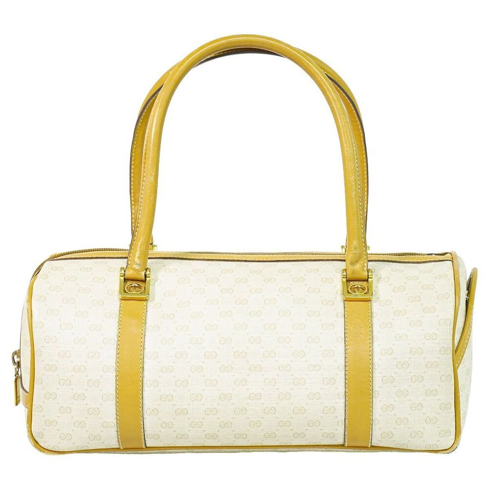 Gucci GG Boston Bag Handbag Beige